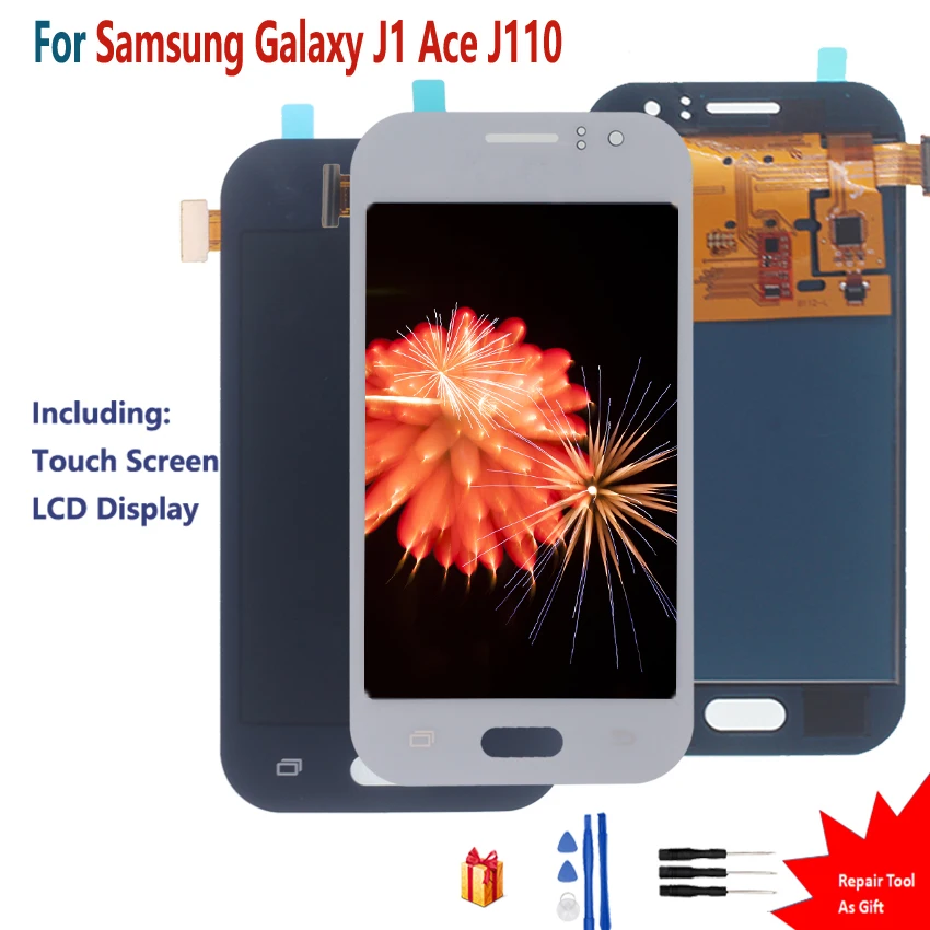 For SAMSUNG GALAXY J1 Ace J110 J110M J110L J110F Touch Screen LCD Display Digitizer Assembly For For SAMSUNG GALAXY J1 SIZE 4.3