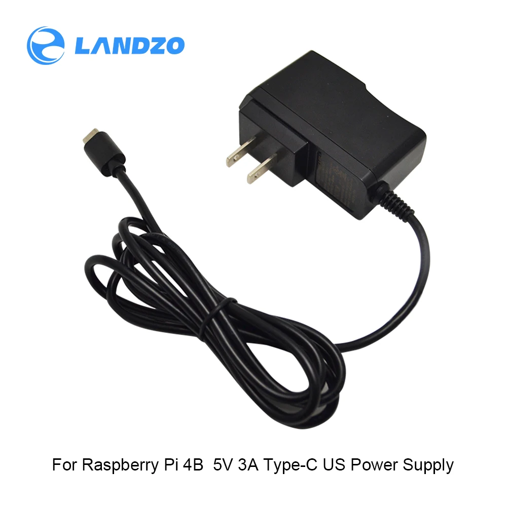 Адаптер питания Raspberry Pi 4 5 В 3 А Type-C для RPI Модель B зарядное устройство США |
