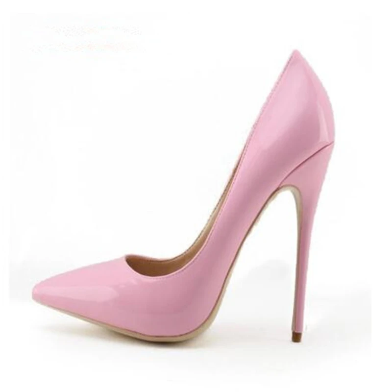 Женские вечерние Фли-лодочки розового цвета на высоком каблуке с острым носком |