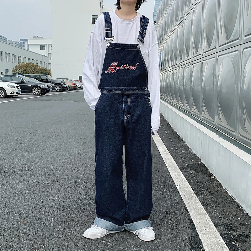 Dungarees Mens Loose Fit Bib Overalls 