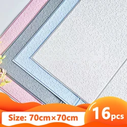 Self-adhesive 3d Wallpaper Waterproof Living Room Bedroom Decoration 3D Wall Panel Soundproof Bathroom Kitchen Decoration