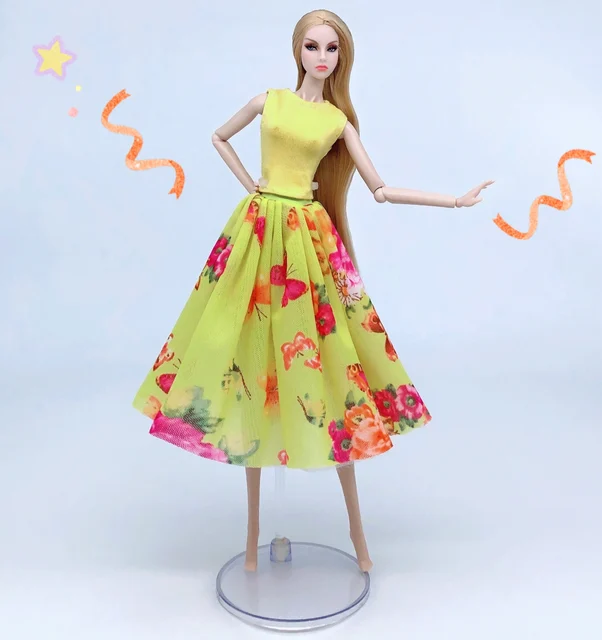 case for barbie doll clothes Princess dress trailing wedding bride marriage dress for barbie accessories toys house ornaments see chart9