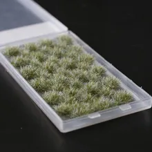Planta de césped de paisaje, modelo de Material de mesa de arena, modelo de árboles rellenos, Tufts para simulación militar, escena al aire libre