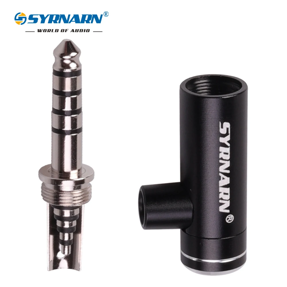1PCS 4 4mm 5 Poles Audio Jack Earphone Male Plug Pin Adapter For NW WM1Z A Player HiFi Headphone Solder Wire Connector i D 4 5mm