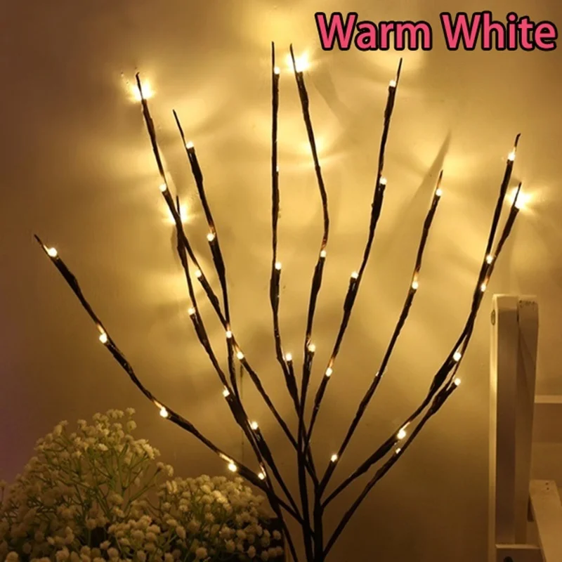 

Led lantern branch light string indoor literary landscape christmas day night glow lighting decoration lamp