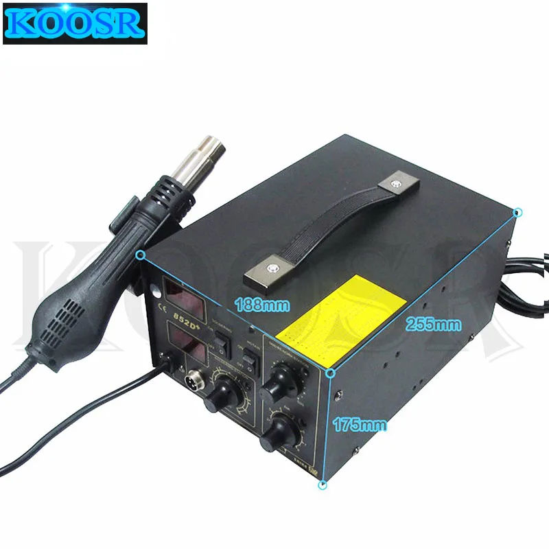 Станция паяльная SAIKE 852D ++ 2 в 1 220 В или 110 В|saike 852d|iron soldersaike soldering |