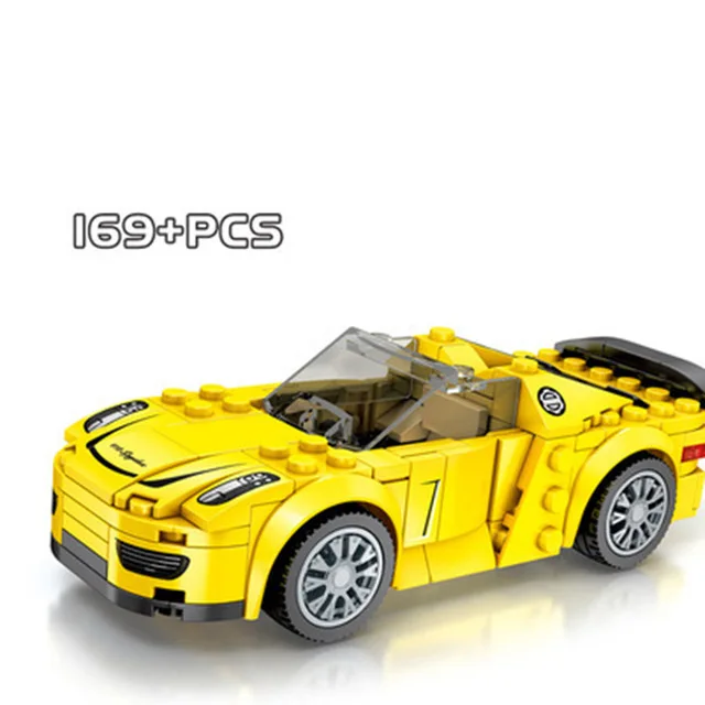 Technic Speed Champions Car Model Building Blocks Toys For Child Compatible Lepining City Vehicles Super Sport Racing Car Toys