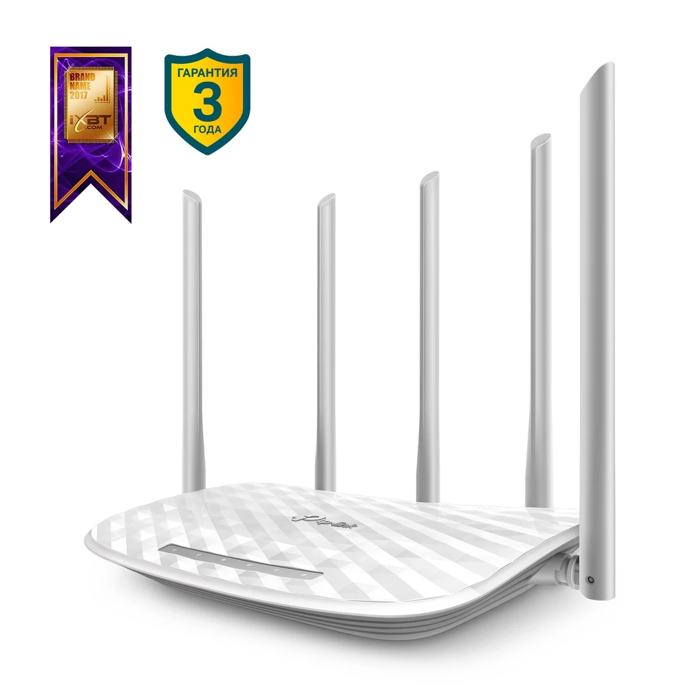 Роутер беспроводной TP-Link Archer C60 AC1350 10/100BASE-TX белый