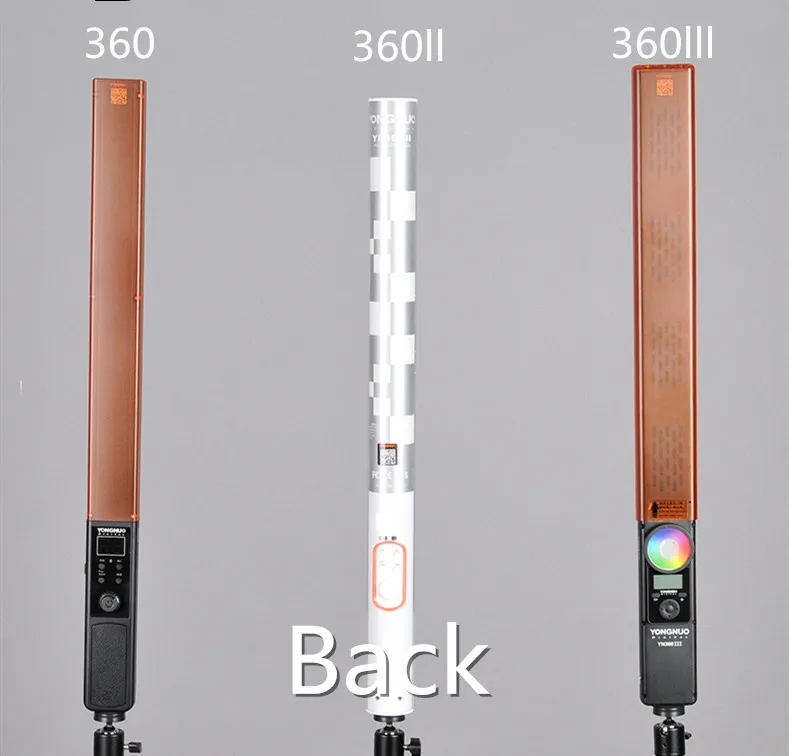 YONGNUO YN360/YN360II светодиодный свет для фото-видео 3200 K-5500 K и RGB полноцветный портативный ручной фонарь для фотосъемки лед на палочке