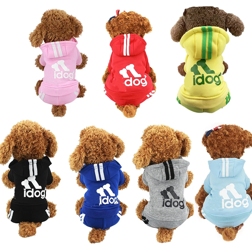 Dog Clothes Winter Warm Pet Dog Hoodies Coat Puppy Christmas Clothing Jacket For Small Medium Dogs Puppy Outfit