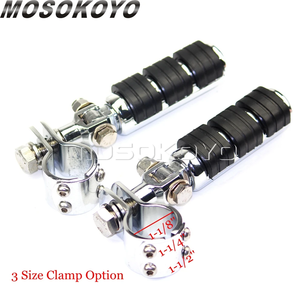 1.125 inch 28/32/38 мм Универсальное крепление подножек подножки подставки для ног Педаль Для Harley Sportster железо 883 48 Touring пользовательские Softail Fat Boy - Цвет: 1.125 inch