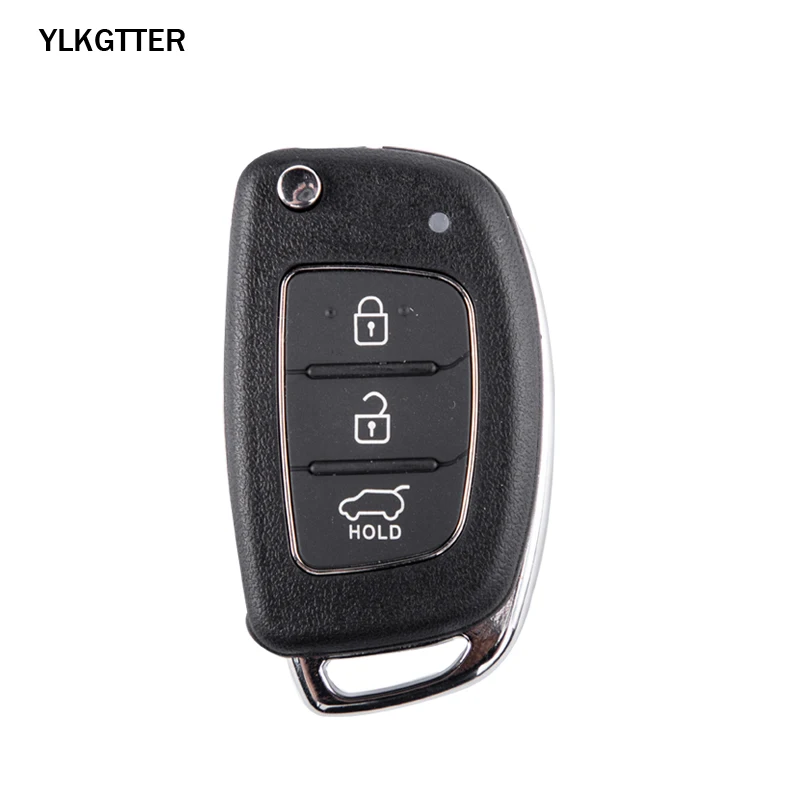 YLKGTTER 3 кнопки дистанционного ключа автомобиля для hyundai IX35 IX25 IX45 Elantra, Santa Fe Sonata 2013- с 433 МГц ID46 чип TOY40 лезвие