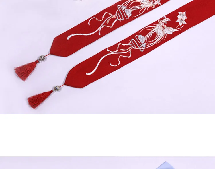 Han dynasty Element Китайская одежда древний костюм Феникс лента для волос