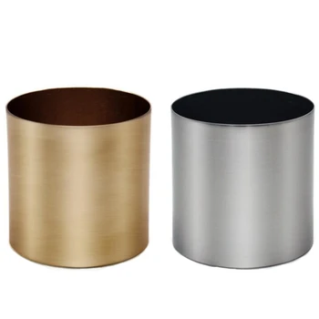 

2 Pcs 10 x 10cm Metal Flower Pot Garden Flower Pot Succulent Plant Vase Iron Flower Stand Home Decoration