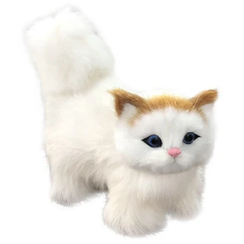 

Simulation Station Cat Give Friend Birthday Gift Simulation Kitty Home Furnishing Decorate Kitty Model