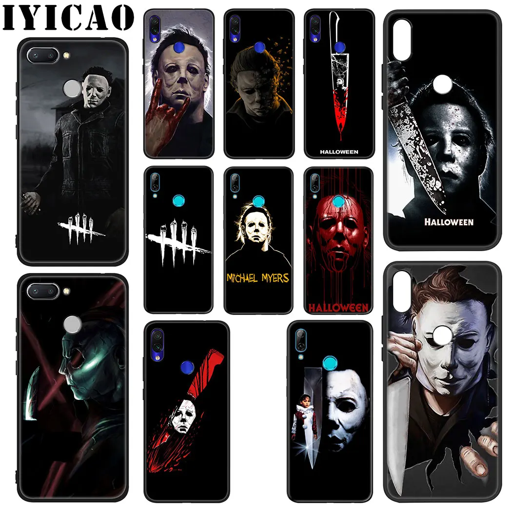 IYICAO Michael Myers Malloween Soft Case for Xiaomi Redmi Note 5 6 7 8 Pro 5A Prime 4 4X Phone |