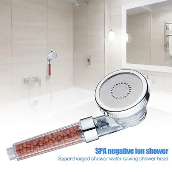 

3 Modes High Pressure Shower Head Water Saving Adjustable Jetting Multi-function Handheld Balls Beads Utility Shower Tool Head