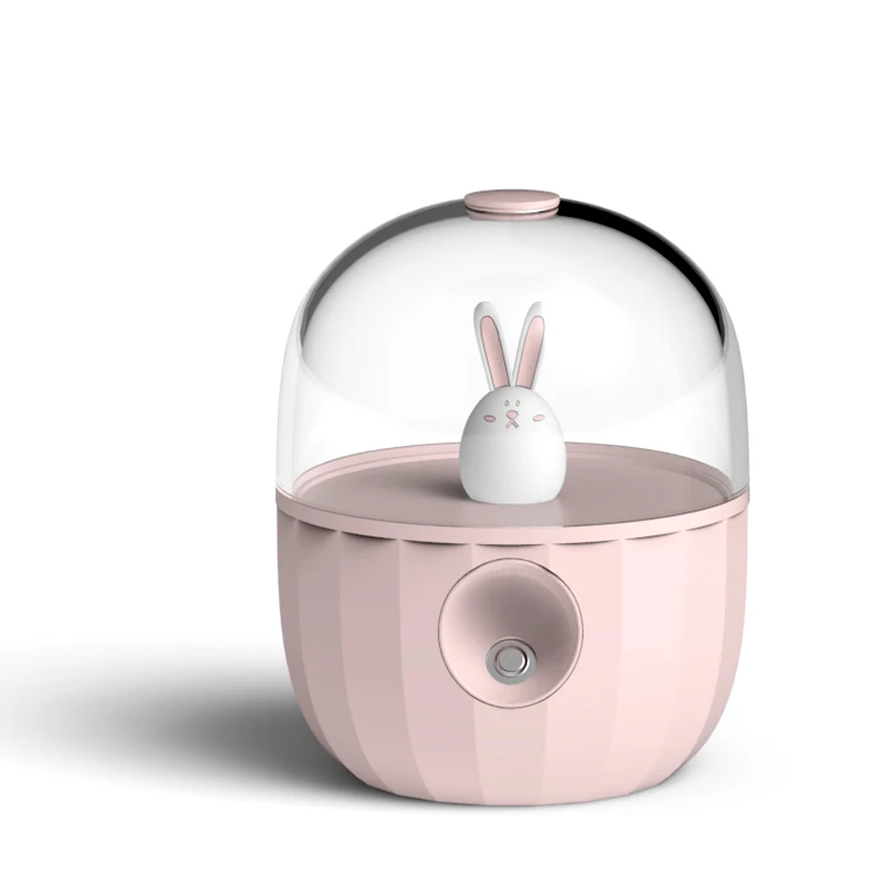 Rabbit 200 мл увлажнитель воздуха USB диффузор милый питомец ароматизатор тумана Fogger автомобильный освежитель воздуха очиститель для офиса со светодиодными ночными огнями - Цвет: Rabbit