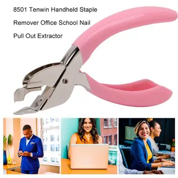 

8501 Tenwin Comfortable Handheld Staple Remover Office Staple Remover Nail Pull Out Extractor School Office Tool