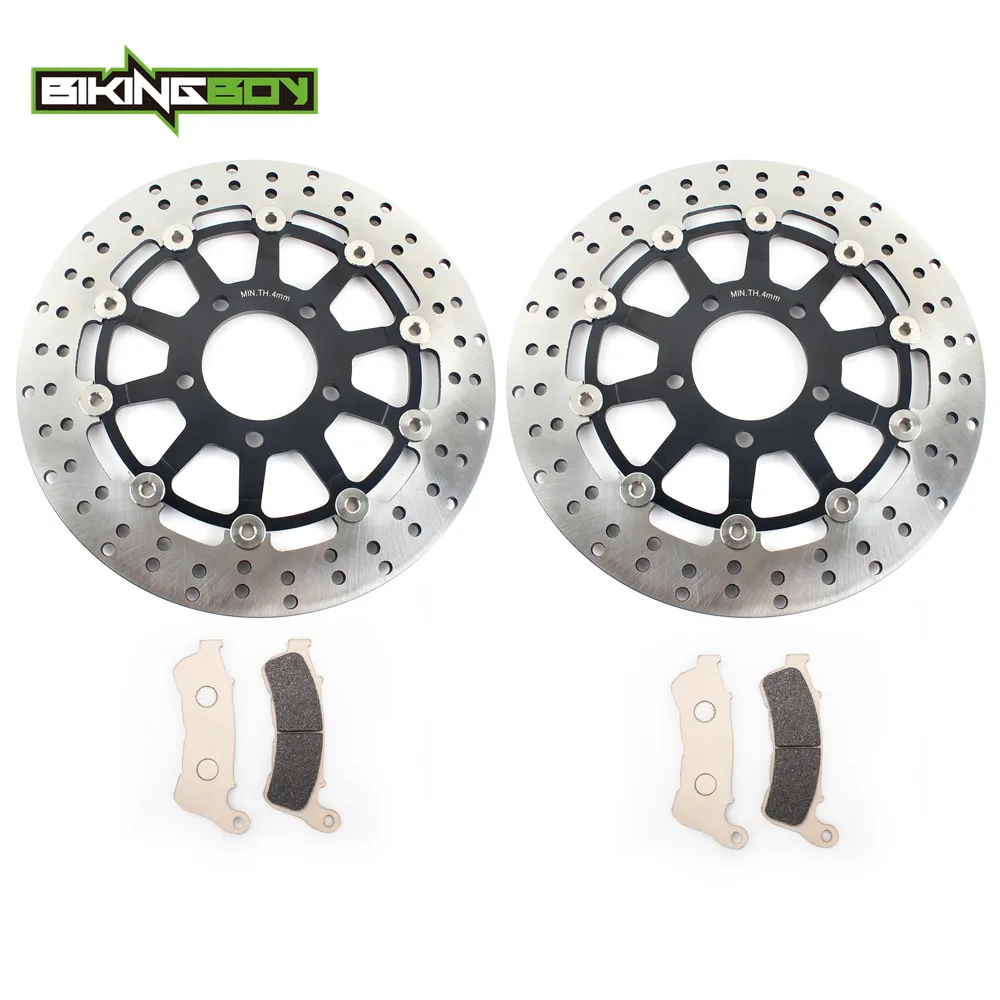 BIKINGBOY передние тормозные диски роторы диски колодки VLR 1800 T Boulevard Touring 08 09 10 VLR1800 K VLR 1800 R 2008-2013 RT Intruder