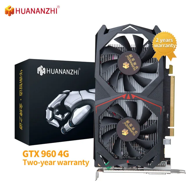 best graphics card for pc HUANANZHI RX560 4G\GTX 750TI 4GB\GTX 960 4G\650 2G Brand New Original Graphics Cards GPU 128Bit GDDR5 RX550 560 Video card Chip latest graphics card for pc Graphics Cards