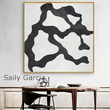 

Mordern Canvas Painting Black and White Posters and Prints Abstract Art Modular Wall Pictures for Living Room Bedroom Hotel