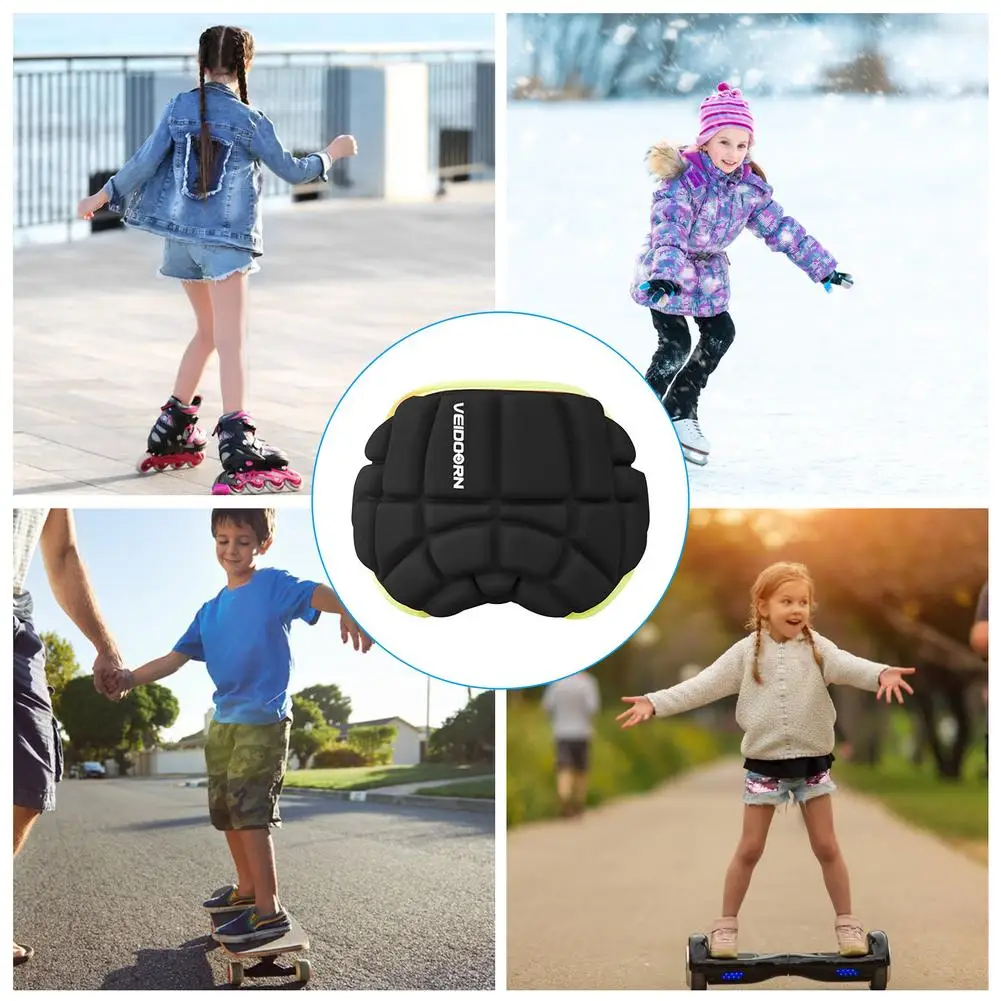 Thick Children Protective Skating Pad Ski Butt Protection Roller Skating Protective Gear Skateboard Hockey Pants Anti-drop Pad