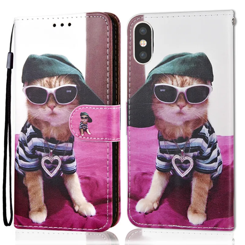 cute phone cases huawei Flip Wallet Cover For Huawei Mate 20 Lite 10 Lite Pro P10 P8 P9 Lite 2017 P10 P20 Lite P30 Pro P40 Fundas Book Case Coque huawei snorkeling case