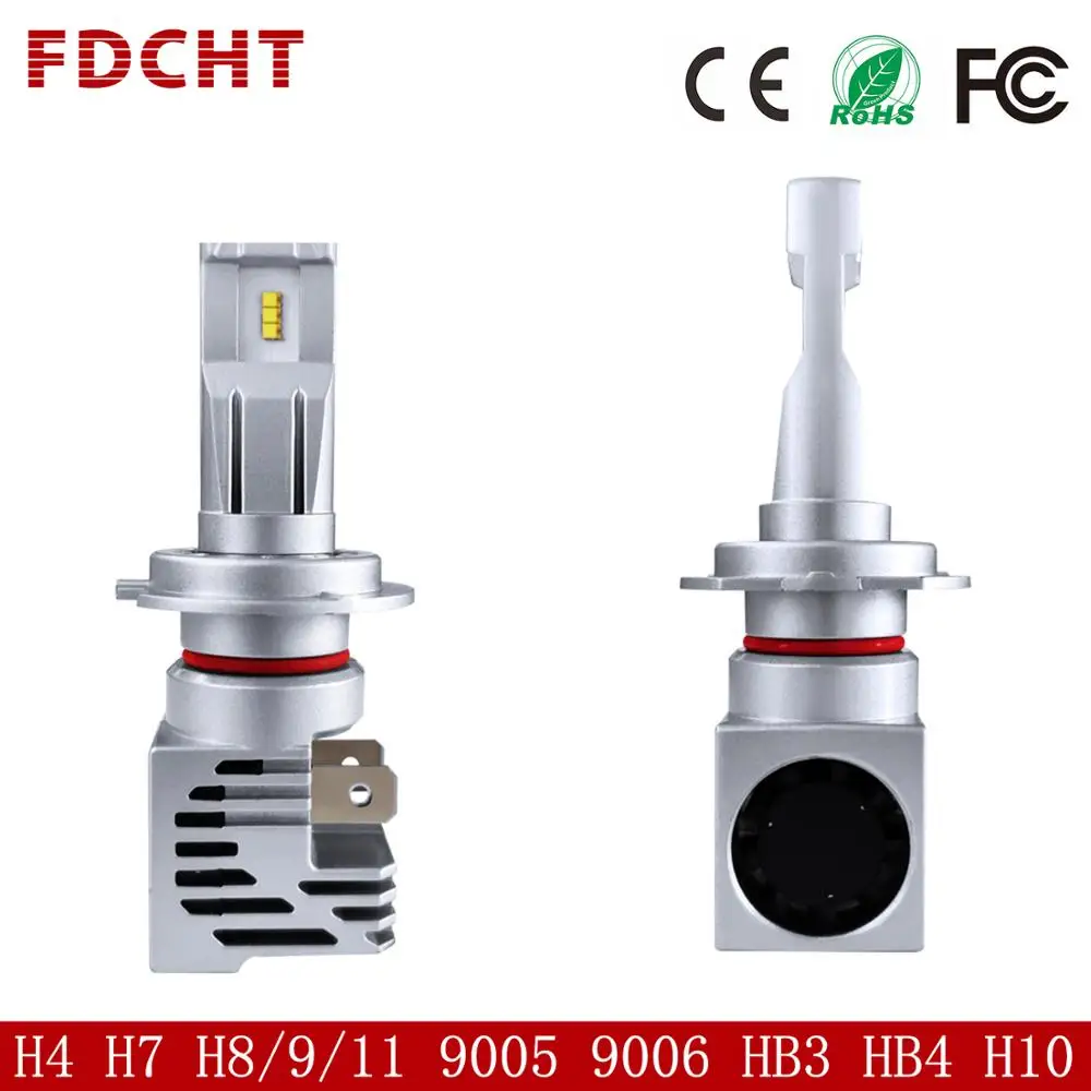 

FDCHT turbo h7 h4 h11 h1 hb4 h3 super led car light headlight 12v 55w bulb automotivo hb3 h8 9006 9005 h9 h10 canbus auto lamps