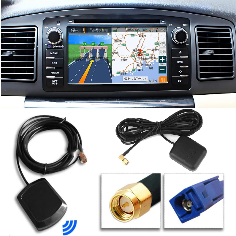3 м Автомобильный gps SMA разъем Усилитель сигнала антенны для автомобильной навигации