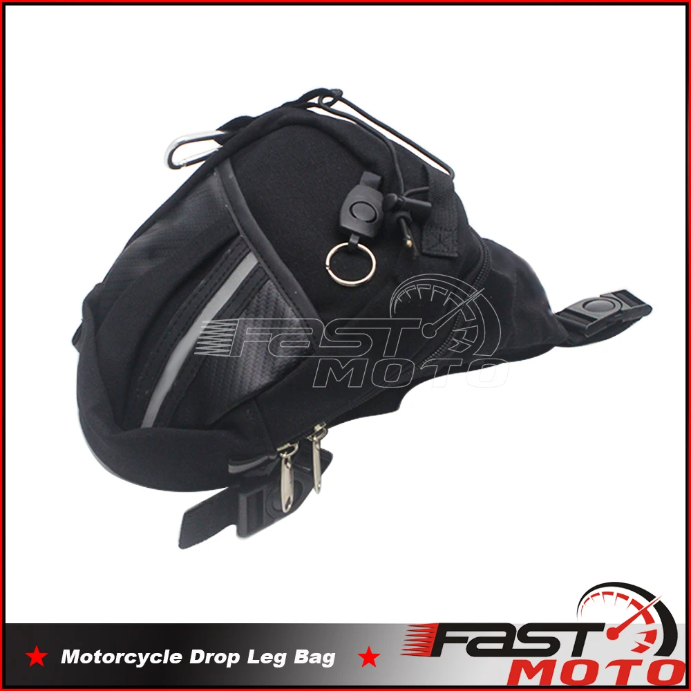 

Waterproof Outdoor Black Drop Leg Bag Motorcycle Riding Casual Waistpack Nylon Men Women Adjustable Drop Leg Waist Pack