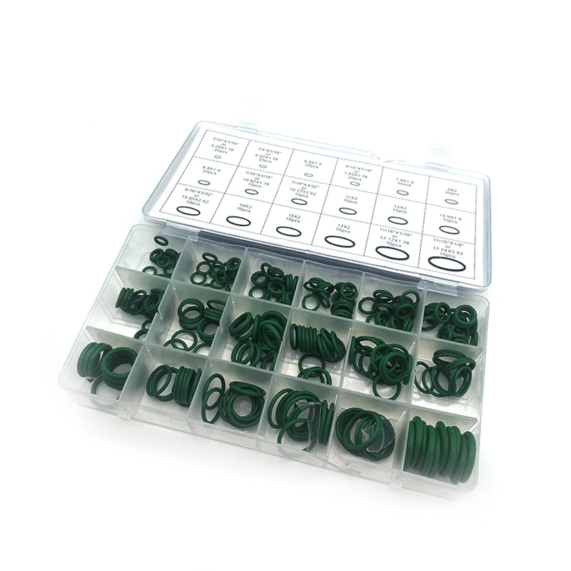 

270pcs/lot 18 sizes AC A/C System O-Ring Gasket Seals Washer Rapid Seal Repair Kit