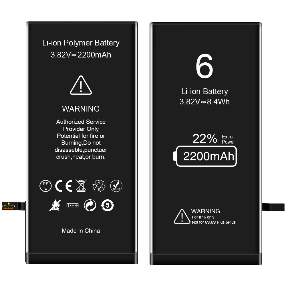 Сменный аккумулятор для телефона большой емкости iphone 7 6s iPhone 6 6plus 7plus с