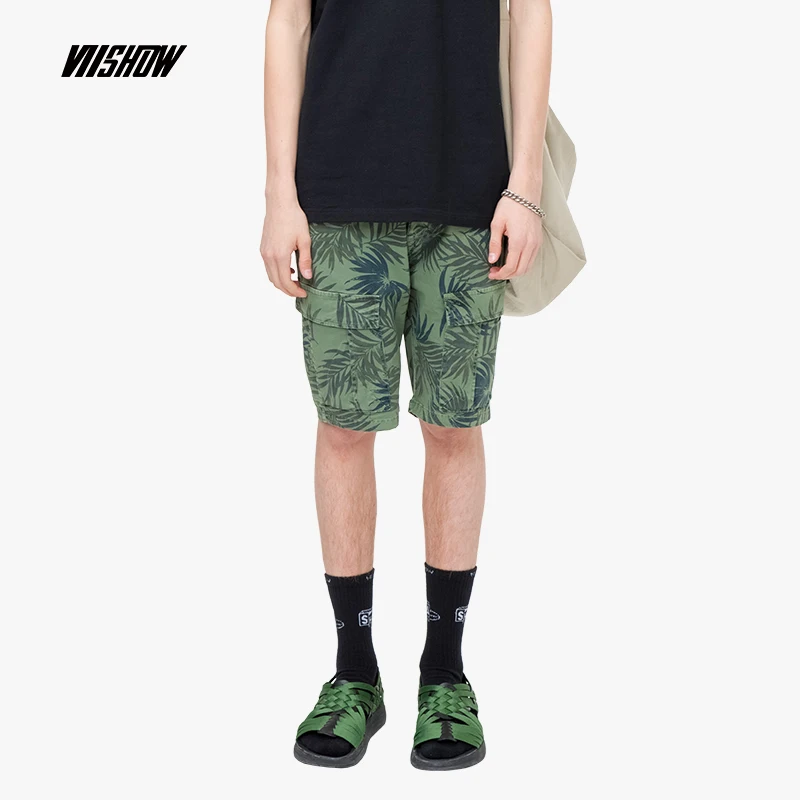 VIISHOW летние новые мужские камуфляжные уличные Короткие штаны мужские повседневные шорты Молодежные пять штанов крутые и красивые KD2208192