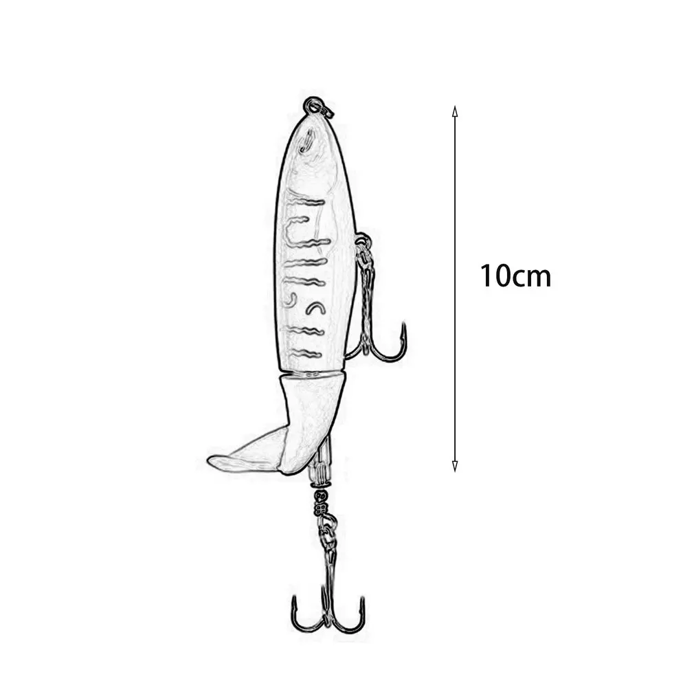 10 см 13 г Whopper Поппер Topwater рыболовная приманка 3D глаза пластиковая искусственная приманка жесткая рыболовная приманка Аксессуары для рыбалки, крючок