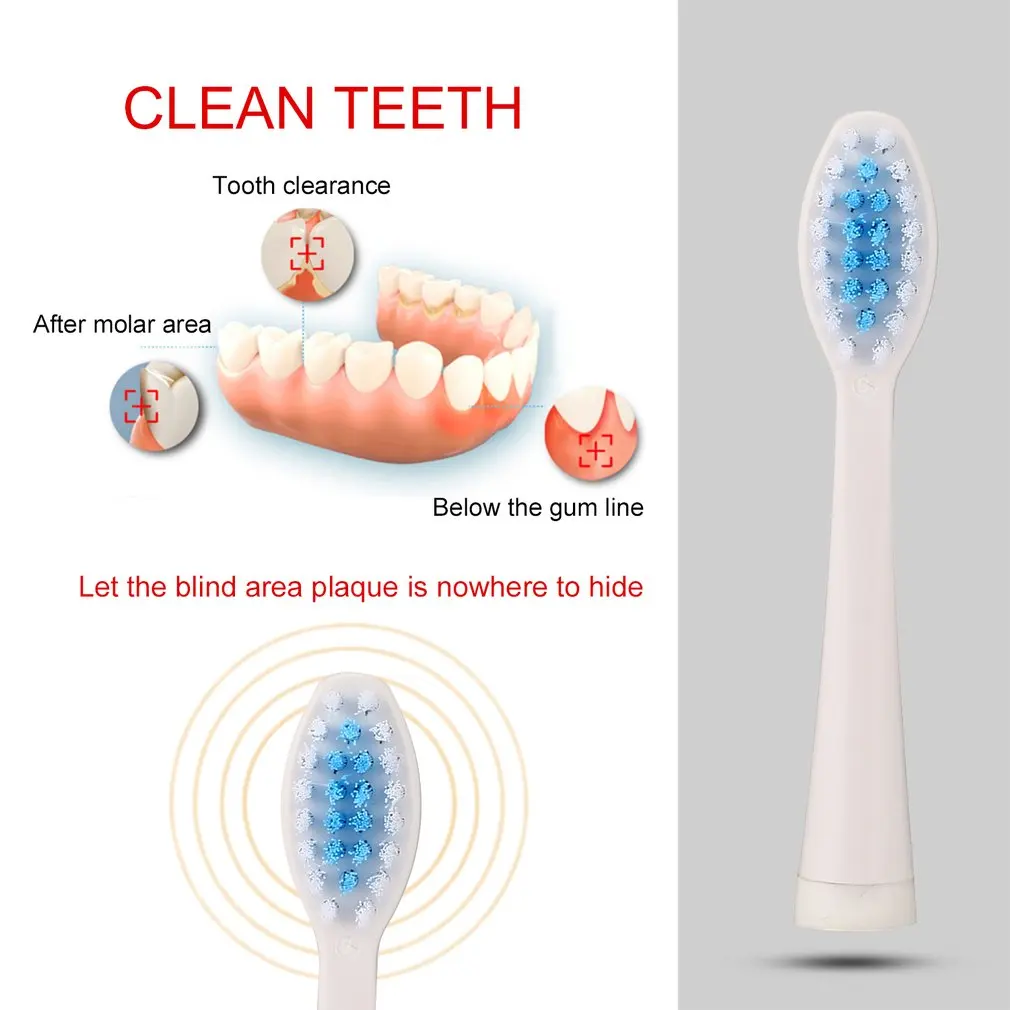 2 шт. сменные головки для электрической зубной щетки|Насадки зубных щеток| |