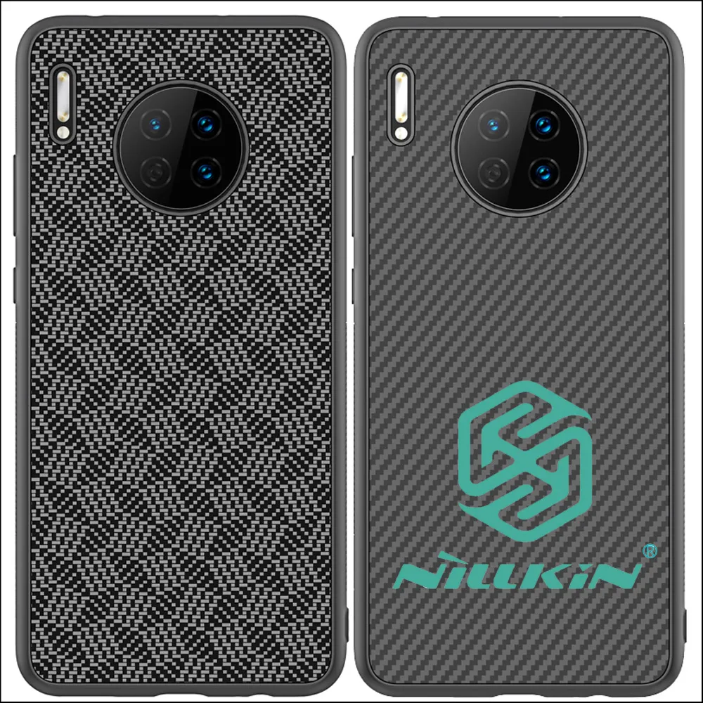 Nillkin Синтетический Чехол из углеродного волокна для huawei mate 30 Pro Защитная крышка