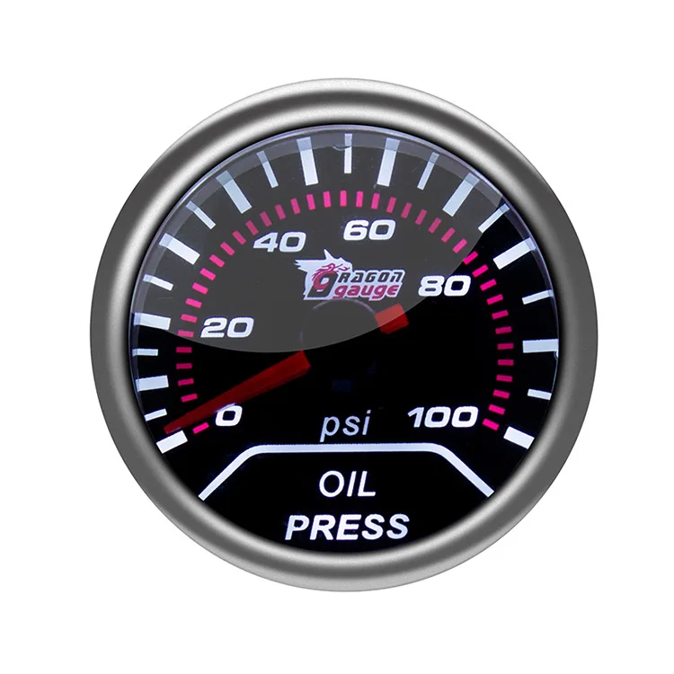 

12V2 "Inch 52 Mm Automobile Instrument Race Car Instrumentation LED Display Hands Oil Press Oil Pressure Gauge