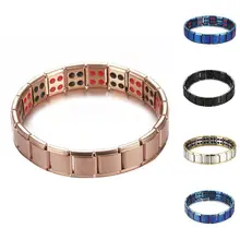 Для женщин Для мужчин турмалиновые браслет энергетического баланса магнитный браслет оздоравливающие ювелирные изделия в богемном стиле Бусы Браслеты браслеты для женщин