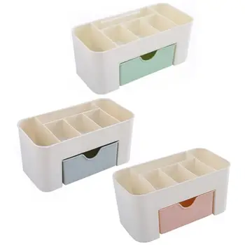 

Plastic 6 Grids Makeup Storage Box Drawer Sundries Organizer Home Supplies