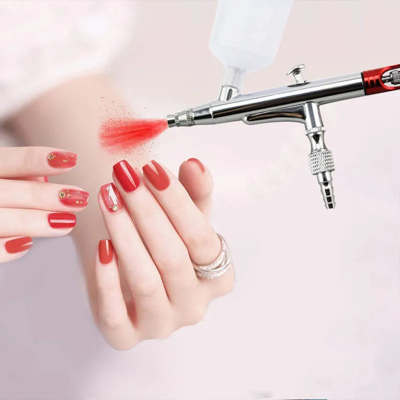 Портативная Аэрограф для макияжа с мини воздушным компрессором большая емкость