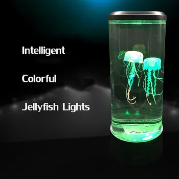

LED Night Lights Color Changing Large Jellyfish Creative Desk Lamp GY268 For Home Decor Holiday Gift Intelligent Lampara De Mesa