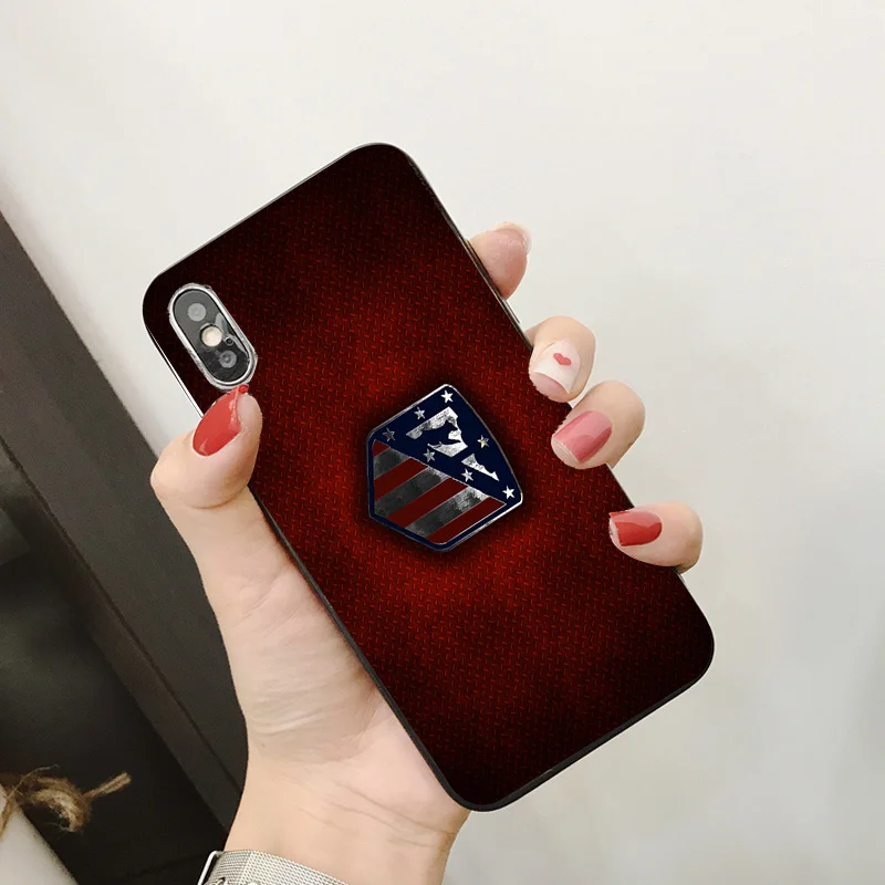 Чехол для телефона Gimenez для iphone, чехол Atletico Madrid FC DIY, черный мягкий чехол из ТПУ для iphone 11Pro X XR XS MAX 7 8 7plus 6 6S 5S SE