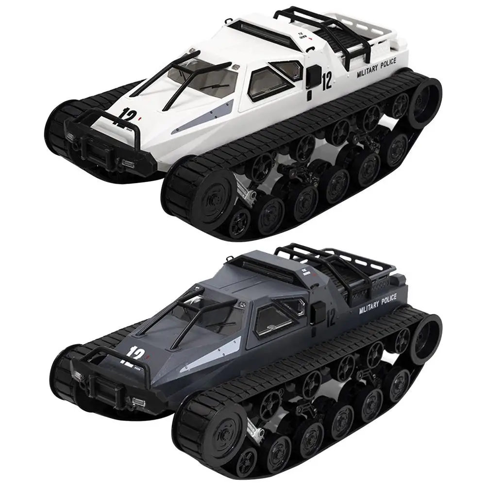 

1:12 2.4G RC Tank Model High Speed Tank Toy 360 Degree Signal Rotation Mini Tank Model with Led Overhead Lights