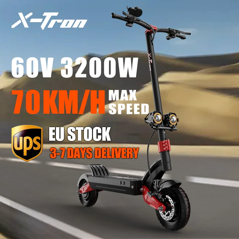 3200 Вт 60 В электрический скутер новый X-Tron X10Pro максимальная скорость 70 км / ч
