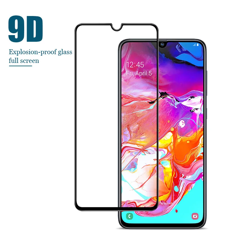 Защита экрана для Samsung A7 A5 A3 2017 Защитное стекло Galaxy A9 A8 Plus A6 2018 Fulll покрытие HD пленка