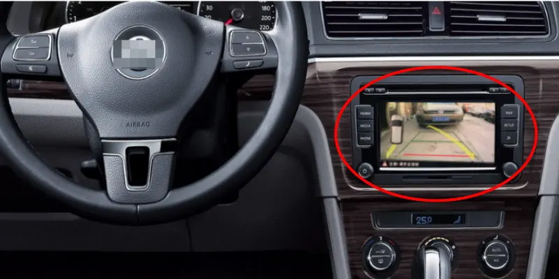 Liislee для VW Lavida Plus подключите экран монитор багажник ручка обратная камера интеллектуальная динамическая траектория CAM