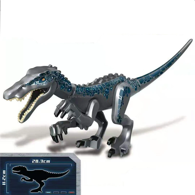 Мир Юрского периода 2 динозавра строительные блоки динозавр Юрского периода фигурки кирпичи тираннозавр рекс индоминус I-Rex модель игрушки