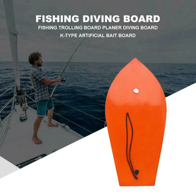 390 мм большая игра троллинг доска строгальный станок Diveboard k-тип для синего, тунца Рыбалка