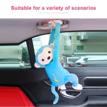 Коробка для салфеток PIPI Обезьяна держатель для салфеток милое игрушечное животное держатель тканевой бумаги чехол для дома и автомобиля портативная бумажная коробка для vw